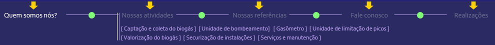 BSDV : conjunto da linha de biogás